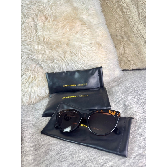 Saint Owen x Curateur WYLDE Tortoise CatEye Sunglasses this is for ONE pair - Picture 1 of 8